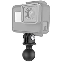 RAM Mounts RAP-B-202U-GOP1 Action Camera Universal Ball Adapter with B Size 1" Ball