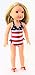 American Fashion World Red, White, and Cute Bathing Suit -Fits 14 Inch Wellie Wisher Dolls | 14 Inch Doll Clothing