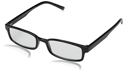 Foster Grant Men's Carter Rectangular Reading Glasses,Black,2