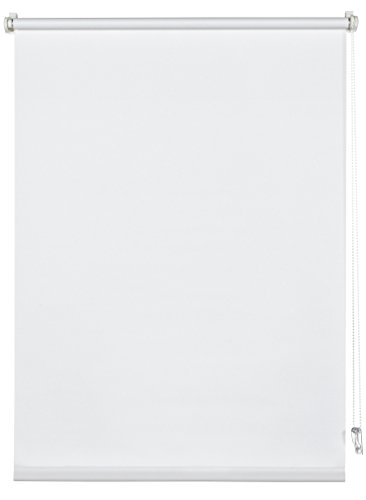 Deco Company Uni Klemmrollo 45 x 150, Polyester White, 45 x 150 cm