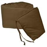 BabyDoll Tailored Baby Cradle Bumpers, Brown, 15