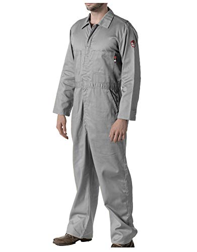 Walls Men's Flame Resistant Contractor Coverall 2, Gray, Medium