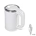 T-magitic 0.5 Liter Portable Electric Kettle,110V / 220V Dual Voltage, Little Travel Kettle, Small Size,Mini Kettle - Boiling Water For Coffee, Tea(White)