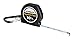 Komelon 4110CS Keychain Tape Measure Acrylic Coated Steel Blade 10' by 1/4", Black