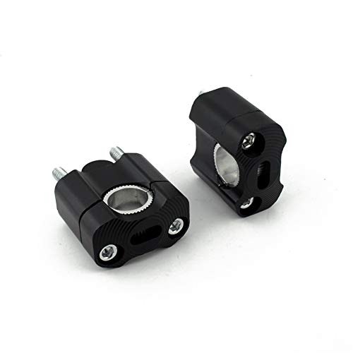 Asduaro Stuurwiel voor motorfiets, 1 paar, 22 mm, 28 mm, universeel, voor motorfiets en motorfiets, aanpassing, zwart - Image 4