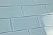 Light Haven Blue Subway Glass Tile Hand Crafted and Custom Made. Perfect for Kitchens and bathrooms, Sample