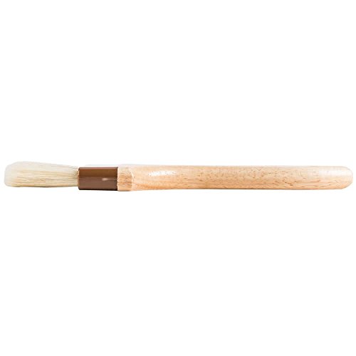 3-Inch Wide Pastry Brush with Boar Bristles and Lacquered Hardwood Handle, Basting BBQ Marinade Brush, Kitchen / Cooking Brushes - Thumbnail 3