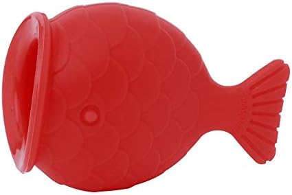 YYZHB Women Silicone Sexy Full Lip Plumper Tools Fish Shape Lip Enhancer Device Nipple Increase Lips Plump Pro Lip Care 009 (Color : Red)