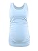 Jinson Mama Womens Basic Layering Maternity Tank Top Pregnancy Tee Scoop Neck Sleeveless Solid Side Ruched Vest Plus Size