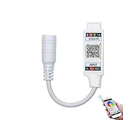 TOPXCDZ Mini RGB Bluetooth Controller DC 5V 12V 24V