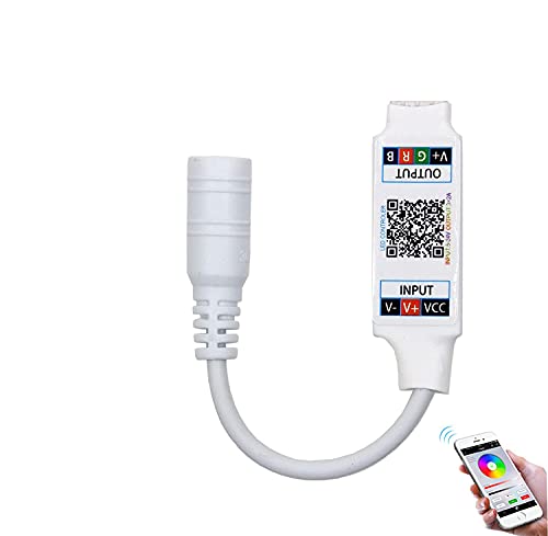 TOPXCDZ Mini RGB Bluetooth Controller DC 5V 12V 24V