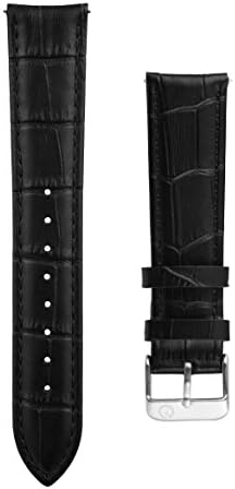 Men's Interchangeable Black Alligator Leather 20mm Watch Strap - Fits Daniel Wellington, MVMT Watches
