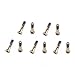 ESSENTIAL SALES4YOU 10x Gold Bottom Screws Pentalobe Dock Screws Compatible with: Apple iPhone 6 4.7