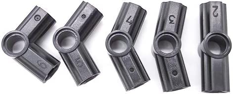 SEEMEY 452 Pcs Gear Set Compatible with Lego Technic, Chain Link Connectors Gears Bricks for Robot STEM MOC （Random Color）