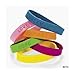 Rubber Inspirational Sayings Wristband Bracelets For Kids (2 dz)