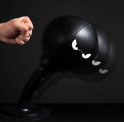 Elite Boxing Training Mini Punching Bag, Desktop Punching Bag - Stress Buster, Heavy Duty Stress Relief Ball for Advanced, Aspiring Boxers for Skills and Stress Relief