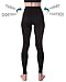 Homma High Waist Tummy Compression Control Slimming Leggings Tights (X-Large, Black)