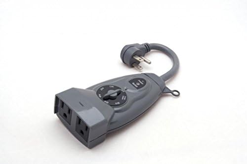 15 AMP Heavy Duty outdoor mechanical timer w/2 outlets
