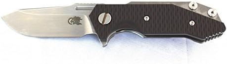 Rick Hinderer Half Track with Red/Black G10 Scale