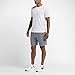 NIKE Men's Dri-FIT Cotton 2.0 Tee, White/White/Black, Medium