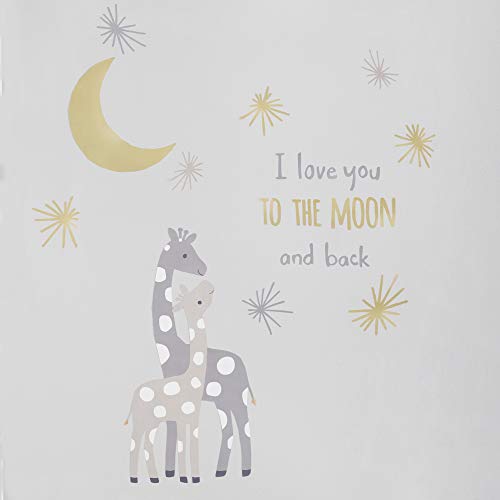 Lambs & Ivy Signature Moonbeams Wall Decals/Appliques Gray, Gold