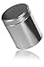 JUVITUS Wide Round Twist Top Tea Tin Canister Containers and Metal Scoop Spoon, For Loose Leaf Tea, Coffee, Sugar Storage, Spices (6)