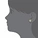 Gold Plated Clear and Pink CZ Heart Safety Screw Back Earrings for Toddlers and Little Girls - Unique and Sweet CZ Heart Earrings Stud for Girls - Heart Shaped Jewelry Collection for Girls