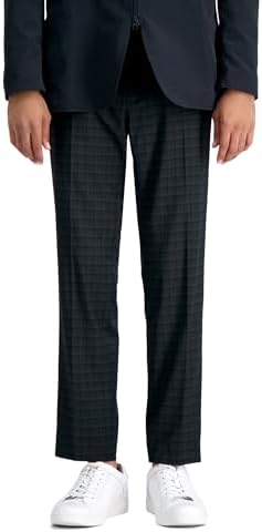kenneth cole reaction men's slim fit fashion patterned dress pant Kenneth Cole Reaction Mens Slim Fit Patterned Pant Black at Amazon Men's  Clothing store