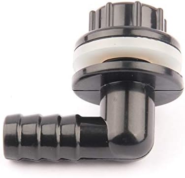 1PCS 3/8" To 14mm Fish Water Tank Mini 90 Degree Elbow Drainage Connectors High Efficient Drain Joint Tube Fittings