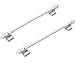 Kenney Magnetic Curtain Rod for Metal Doors/Metal Surfaces, No Drill Curtain Rod, Adjustable Magnetic Rod, Multi-Use Design, 8.75-15.75 inch Window Privacy/Sidelight Drapery Rod 2 Pack, White Finish