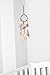 INCENSELABS Traditional Native American Dream Catcher, 3.5” Round dial, Followed by a 15.5” Long Feather Detail (Brown)