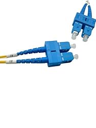 Cablix Single Mode Fiber Optic Patch Cord, Duplex