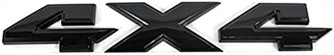 RAM 4X4 Black ABS GENUNE Emblem Badge 3D Emblem Decals Nameplate Flat Letterfor for JEEP Dodge RAM 1500 2500 3500 OEM Matte