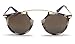 GAMT Brand Colorful Oval Sunglasses Fashion Round Eyewear Metal Frame for Men and Women Gold