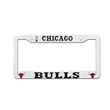 Officially Licensed NBA Plastic License Plate Frame - Chicago Bulls