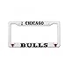 Officially Licensed NBA Plastic License Plate Frame - Chicago Bulls