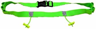 eCiclico Marathon Triathlon Race Number Belt With Number Holder (green)