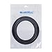 Bluecell 2pcs Black Color 6” Rubber Speaker Edge Surround Rings Replacement Parts for Speaker Repair or DIY (6