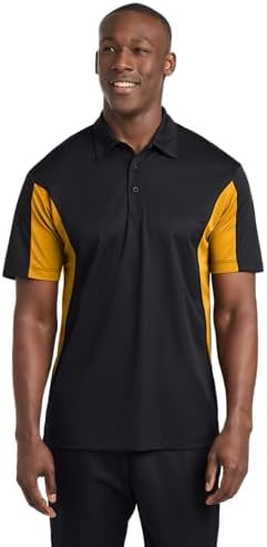 BOSS Mens Polo Performance Fabric Double Striped Collar Paddy PRO