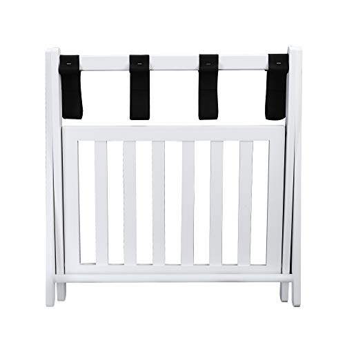 Casual Home ShelfWhite Luggage Rack, 26.75" Wide Pricepulse