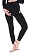 Simplicity Maternity Cotton Over Bump Leggings, Black,XL