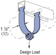 Genuine Unistrut P1113-EG 1 Rigid Steel Conduit Pipe Strut Clamp for All 1-5/8 Strut Channels by UNISTRUT