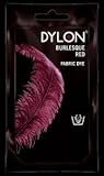 Dylon Burlesque Red Hand Fabric Dye 1.76 Oz (50g) Great Britain's leading Fabric Dye!
