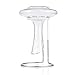 Wine Castle Decanter Stand - Fits Most Large Decanters - Beautiful Stainless Steel with Rubber Coating to Protect Glass