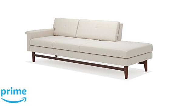Amazon Com Truemodern Diggity One Arm Fabric Sofa With Chaise