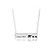 TraveT Cute Family Love Mama and Baby Bear Necklace Bar Necklace Mother's Day Gift Sweet Gift for Mom 1pcs