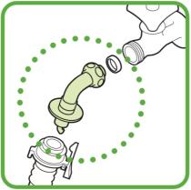 三栄水栓 【洗濯機水栓用ワンタッチ取り付け金具】洗濯機用L型ニップル ワンタッチ式 PY122-4TVX-16