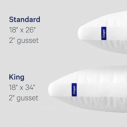 Casper Sleep Pillow for Sleeping, Standard, White Pricepulse