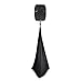 Pyle Universal Lighting Tripod Stand Scrim - Dj Light Speaker Stand Skirt Tripod Scrim Cover w/Hook and Loop Stretchable Lycra Spandex Material - Straps, Bag - For On Stage/Event Use