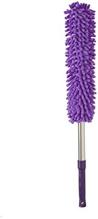Tentotwelve Microfiber Extendable Hand Duster For Car Use| Heart &amp; Abode House,Blinds,Kitchen &amp; Automotive Cleaning Supplies Purple